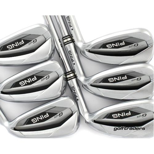 Ping G425 Black Dot Irons 5-PW Steel Stiff Flex New Grips M4304