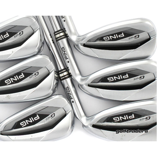 Ping G425 Black Dot Irons 5-PW Steel Stiff Flex New Grips M4305