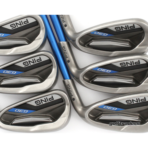 Ping G30 Black Dot Irons 5-PW Graphite Stiff Regular Flex M4309