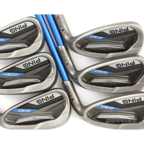 Ping G30 Black Dot Irons 5-PW Graphite Stiff Flex +0.5" Longer M4310