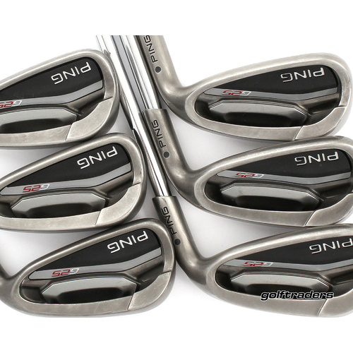 Ping G25 Black Dot Irons 5-PW Steel X-Stiff Flex New Grips M4314
