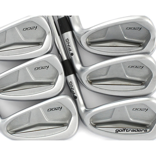Ping i200 Black Dot Irons 5-PW Steel Stiff flex New Grips M4318