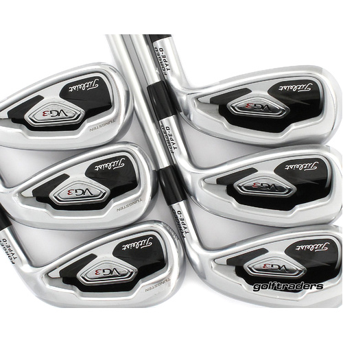 Titleist VG3 Type-D Tungsten Forged Irons 5-PW Graphite Stiff Flex M4331