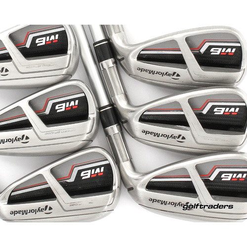Taylormade M6 Irons 5-PW Graphite Regular Flex New Grips +0.5" Longer M4336