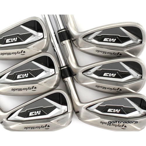 Taylormade M3 Irons 5-PW Steel Stiff Flex M4338