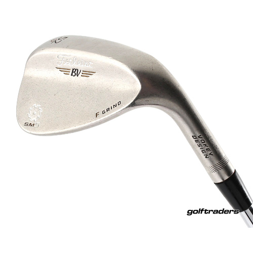 Titleist Vokey Design SM5 Gold Nickel Gap Wedge 52.12 Steel Wedge Flex M4345
