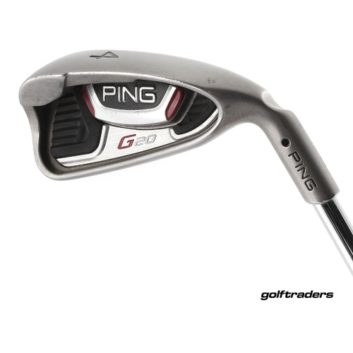 Ping G20 Black Dot 4 Iron Steel Stiff Flex New Grip M4365