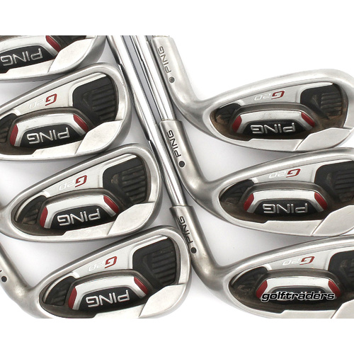 Ping G20 Black Dot 5-PW, SW Steel Regular Flex New Grips M4369