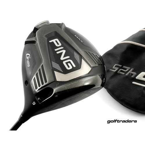 Ping G425 Max Driver 9º Graphite Stiff Flex Cover New Grip M4379
