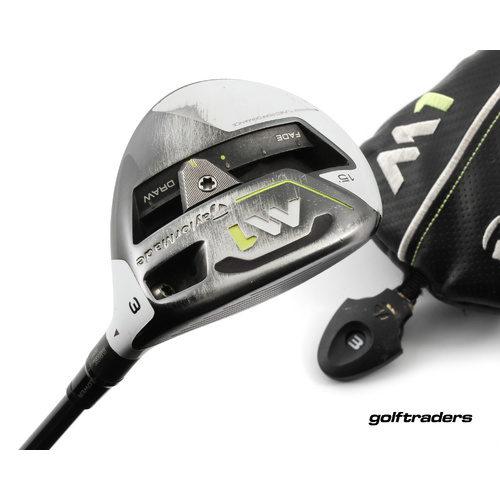 Taylormade M1 3 Fairway Wood 15º Graphite Stiff Flex M4386