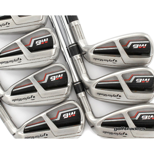 Taylormade M6 Irons 4-PW Steel Regular Flex New Grips +0.5" Longer M4390