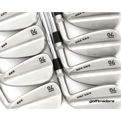SUB 70 Model 699 Irons 4-PW, GW Steel Regular Flex New Grips M4391