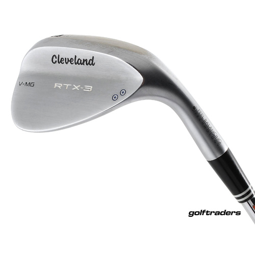 Cleveland RTX 3 V-MG Satin Chrome Sand Wedge 54.11 Steel Wedge New Grip M4402