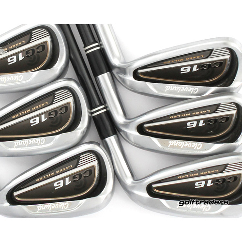 Cleveland CG16 Milled Irons 5-PW Graphite Regular Flex +0.5" Longer M4405