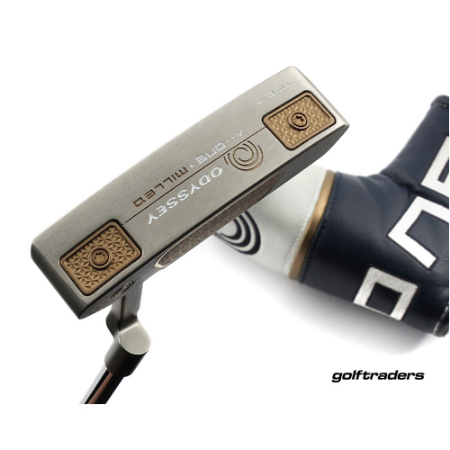 Odyssey Ai-One Milled Silver Two T CH Putter 34" Stroke Lab Cover M4513