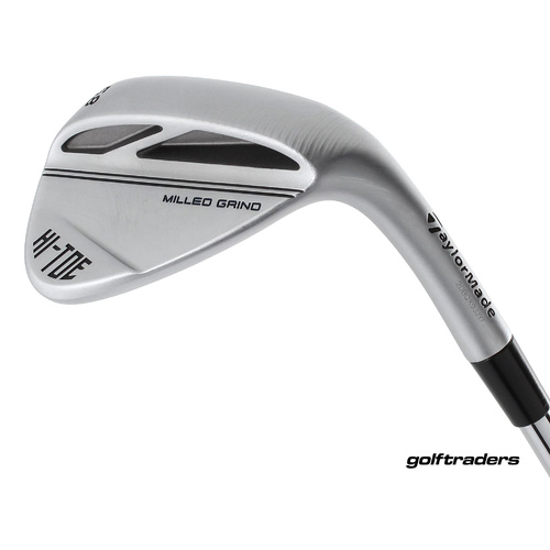 Taylormade Milled Grind Hi-Toe Chrome Lob Wedge 58.13 Steel Stiff Flex M4545