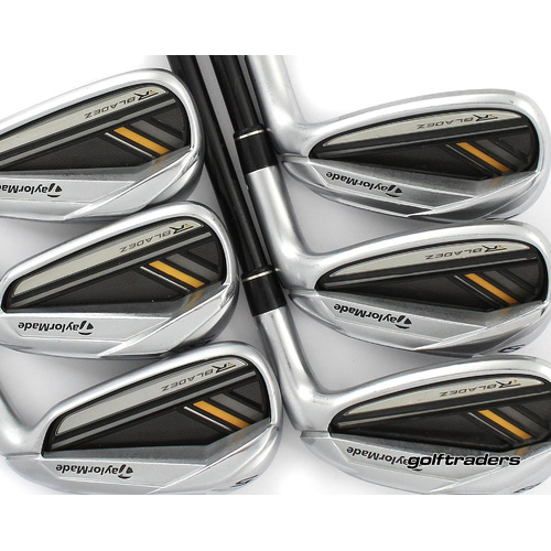 Taylormade RBladez Irons 5-PW Graphite Regular New Grips +0.5" Longer M4585