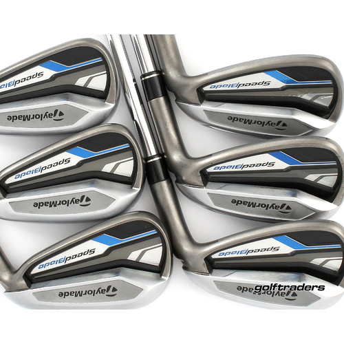 Taylormade SpeedBlade Irons 5-PW Steel Regular Flex New Grips M4593