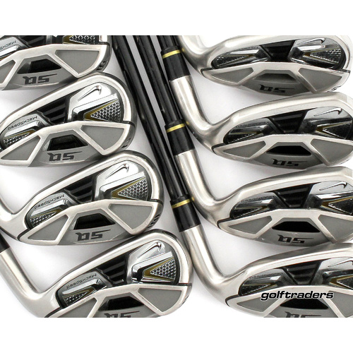 Nike SQ MachSpeed Irons 5-PW, GW, SW Graphite Regular Flex New Grips M4599