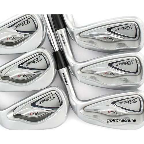 Titleist Forged VG3 Irons 5-PW Steel Regular Flex New Grips M4603
