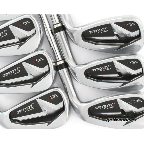 Titleist Forged VG3 Irons 4-PW Steel Regular Flex New Grips M4605