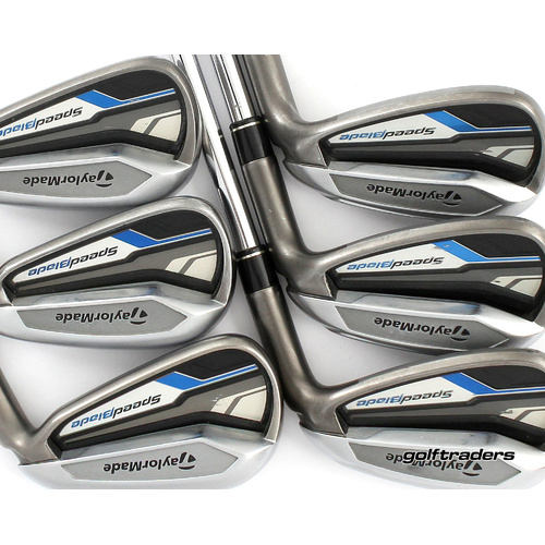Taylormade SpeedBlade Irons 5-PW Steel Regular Flex New Grips M4607
