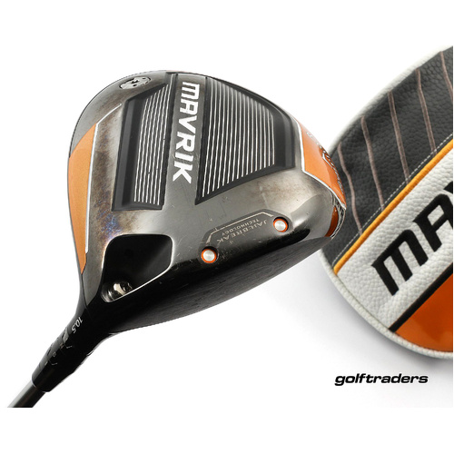 Callaway Mavrik Driver 10.5º Graphite Stiff Flex Cover New Grip M4640