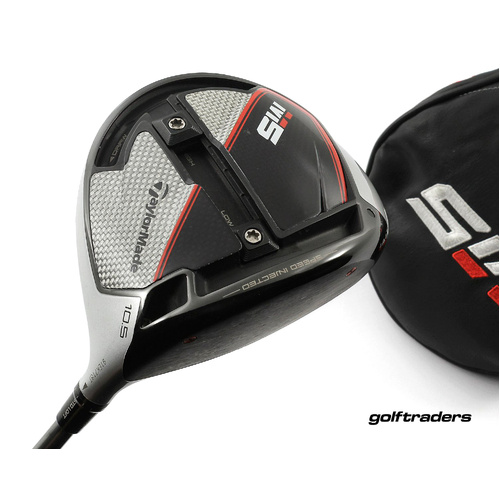 Taylormade M5 Driver 10.5º Graphite Stiff Flex Cover New Grip M4666
