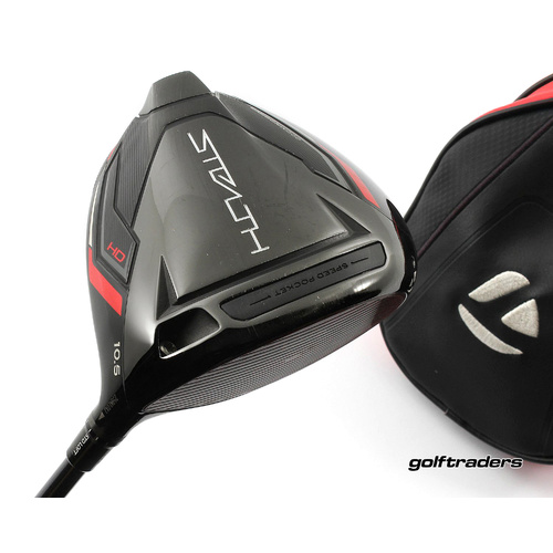 Taylormade Stealth HD Driver 10.5º Graphite Stiff Flex Cover M4673
