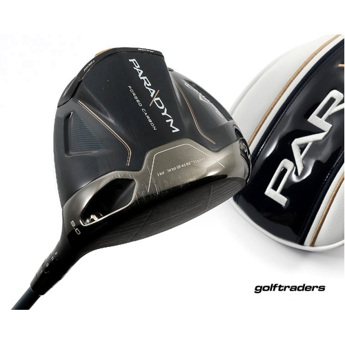 Callaway Paradym Driver 9º Graphite Stiff Flex Cover New Grip M4690