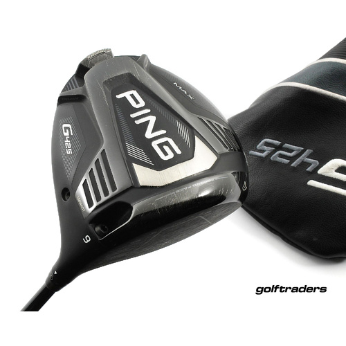 Ping G425 MAX Driver 9º Graphite Stiff Flex Cover New Grip M4715
