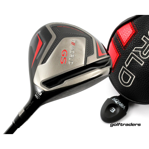 Honma T World GS 3 Fairway Wood 15º Graphite Regular Flex Cover M4729
