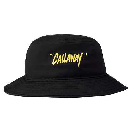 Callaway Graffiti Collection 26 Golf Bucket Hat - Black - OSFA M4739