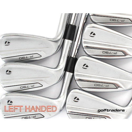 Taylormade 2019 P790 Irons 4-PW Steel Stiff Flex Left Handed New Grips M4746