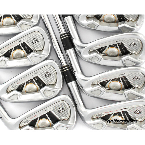 Taylormade Burner Tour Preferred Irons 3-PW Steel Stiff Flex New Grips M4749