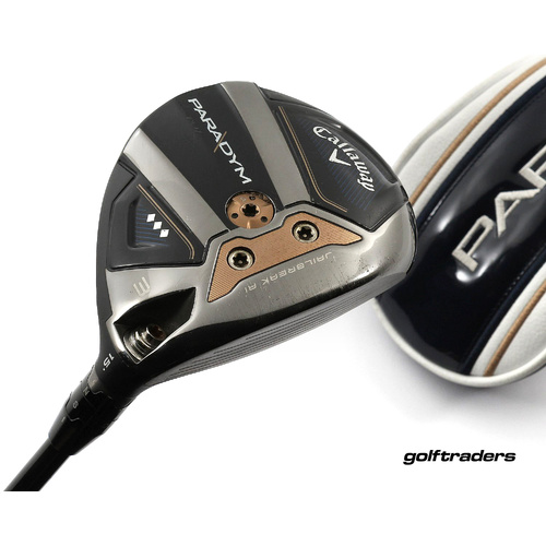 Callaway Paradym Triple Diamond 3 Fairway Wood 15º Graphite Stiff Cover M4752