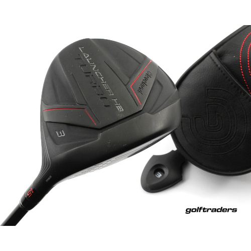 Cleveland Launcher HB Turbo 3 Wood 15º Graphite Stiff Cover New Grip M4760