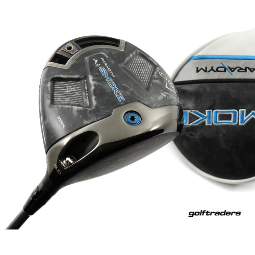 Callaway Paradym Ai Smoke Max Driver 9º Graphite Stiff Cover New Grip M4762