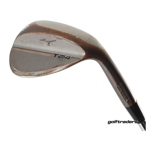 Mizuno T24 Copper Forged Lob Wedge 60.10C Steel Stiff Flex M4769