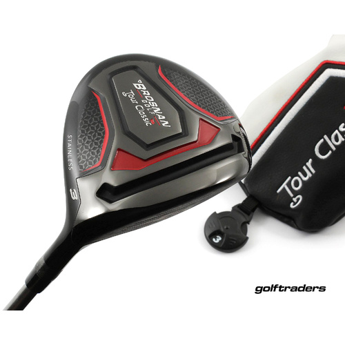 Brosnan Golf Tour Classic 3 Fairway Wood 15º Graphite Stiff Flex Cover M4790