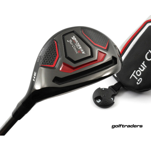 Brosnan Golf Tour Classic 3 Hybrid 19º Graphite Stiff Flex Cover M4791