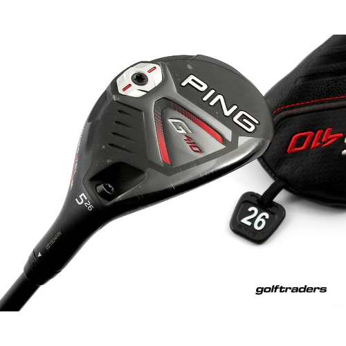 Ping G410 5 Hybrid 26º Graphite Regular Flex Cover New Grip M4817
