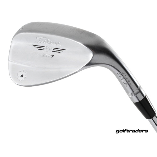 Titleist Vokey SM7 Chrome Gap Wedge 52.12F Steel Stiff Flex New Grip M4863