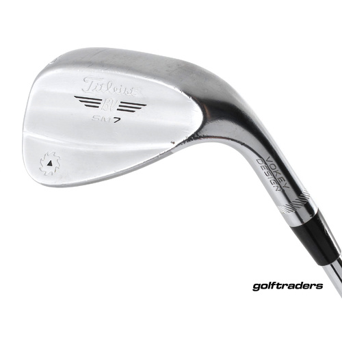 Titleist Vokey SM7 Chrome Gap Wedge 52.12F Steel Stiff Flex New Grip M4865