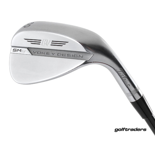 Titleist Vokey SM8 Chrome Gap Wedge 50.12F Graphite Stiff Flex New Grip M4869