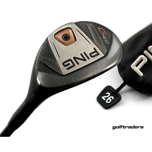 Ping G400 5 Hybrid 26º Graphite Stiff Flex Cover New Grip M4886