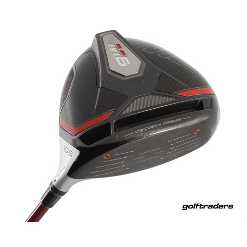 Taylormade M6 D-Type Driver 10.5º Graphite Regular Flex New Grip M4889