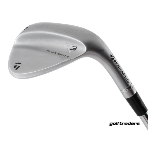 Taylormade Milled Grind 3 Chrome Lob Wedge 58.12 HB Steel Stiff Flex M4906