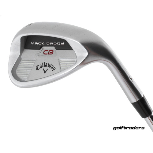 Callaway Mack Daddy CB Gap Wedge 50.12 Steel Stiff Flex New Grip M4921