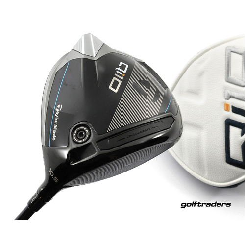 Taylormade Qi10 Driver 10.5º Graphite Stiff Regular Flex Cover New Grip M4963